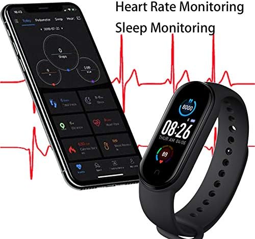 QiaoJia M5 Smart Sport Band Фитнес Тракер Крачкомер Сърдечната Честота, кръвно Налягане Монитор Bluetooth Smartband Гривни