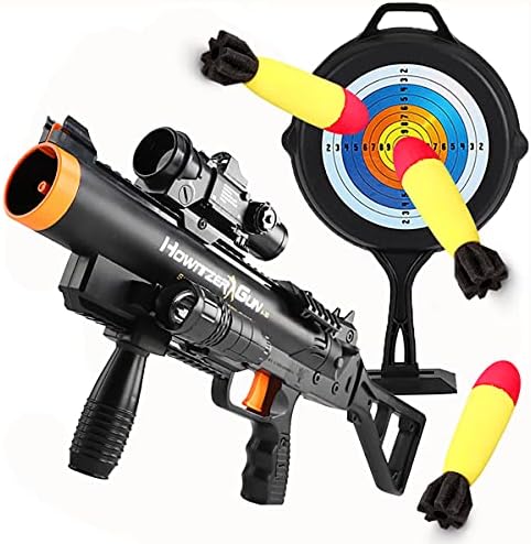OSQI Toy Foam Blasters & Guns, Гранатомет, Включва 3 Предпазни гранати, фенерче, очите, Тенджера, Играчка пистолет Подаръци