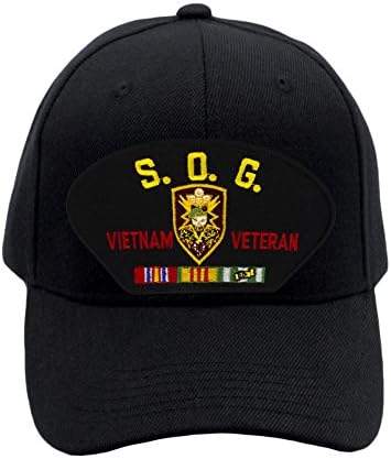 PATCHTOWN SOG Studies and Observations Group - Шапка на Ветеран от Виетнамската война/Ballcap Adjustable One Size Fits Most