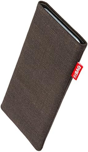 fitBAG Jive Brown Custom Tailored Sleeve for Lenovo Phablet Tab V7 | Произведено в Германия | Fine Suit Fabric Pouch case