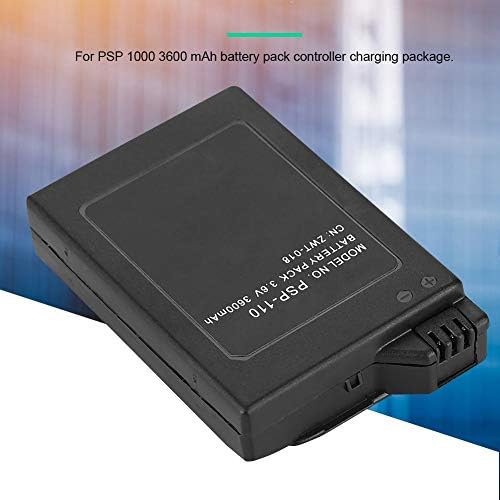 Nicoone батерия 3600mah 3.6 V Литиево-йонна Акумулаторна батерия за Подмяна на ABS Батерия за PSP 1000 Контролер,1 парче Черен