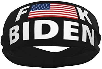 Мамка му Biden FJB Превръзка на Главата за Жените Спортна Дишаща Превръзка На Главата и Пот Група Влагоотводящая Превръзка