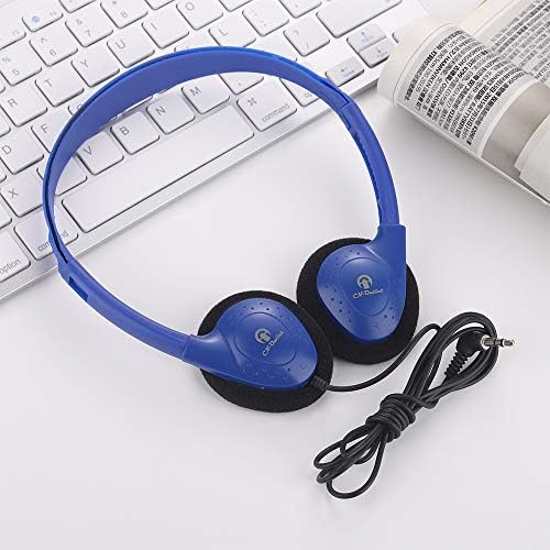 CN-Outlet Kids Headphones for Classroom in Bulk Multi Colored 5 Pack, Wholesale Children On-Ear Headphones Perfect for Schools, Student, Libraries, Computer Lab, Изпитвателни центрове (5 бр.)