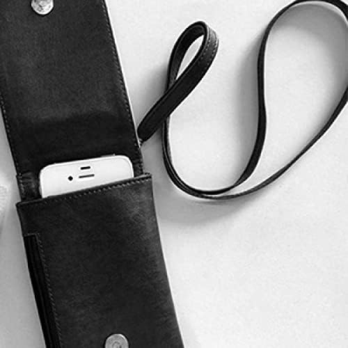 Сингапур Цвете Купол Ориентир Телефон В Чантата Си Чантата Виси Мобилен Чанта Черен Джоба