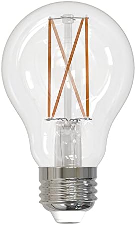 Bulbrite 776774 8.5 Watt LED A19 Clear Decorative Medium (E26) Base, електрическата крушка 2700K