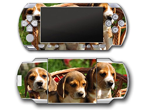 Кучето Бигъл Кученца Приятели на Видео Игри Vinyl Стикер на Кожата Стикер на Кутията за Sony PSP на Playstation Portable