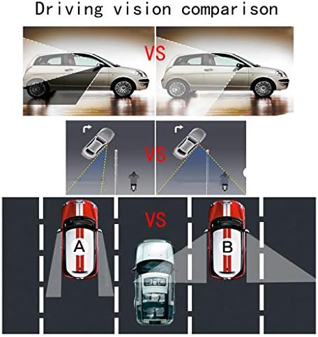 HWHCZ Blind spot Mirrors Parking aid Mirror,Съвместим с огледала слепи зони Opel Agila,Ротация на 360°, Устраняющее слепи петна, 2 опаковки (размер : C)