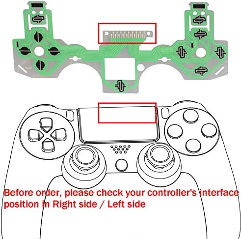 Timorn Подмяна на Flex Ribbon Печатна Платка за PS4 Playstation 4 Контролер Водещ филм (1 бр.)