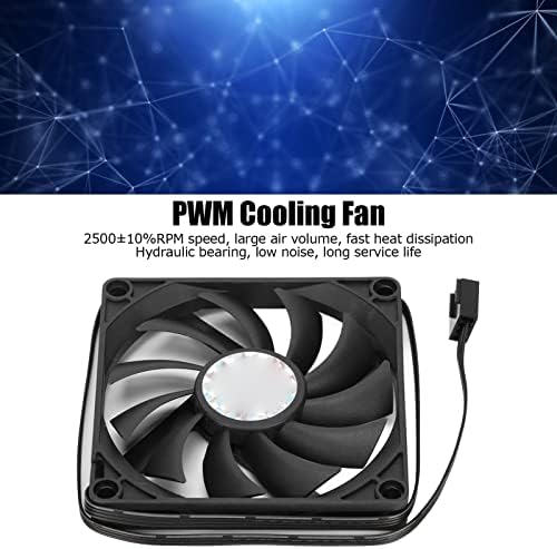 PUSOKEI PWM Вентилатор за Охлаждане,4 PIN Ултра Тънък Висока производителност на Вентилатора за Охлаждане, Хидравлични