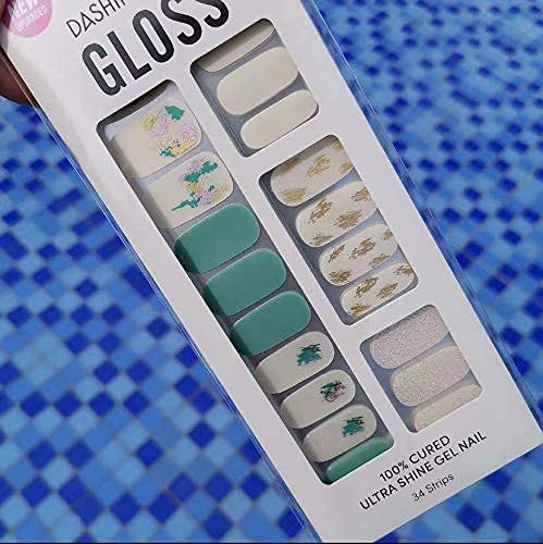 DASHING DIVA K - Beauty Гланц Gel Nail Stirps / Гел ленти За нокти Без Лепило , Лъскавите ленти/ ивици Гел за нокти (