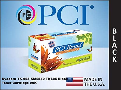 PCI Марка Съвместим Тонер касета Заместител на Kyocera TK-685 KM2540 TK685 Черен Тонер касета 20K Изход