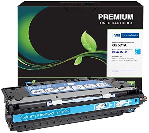 Подмяна съвместима тонер касета марка MSE за HP Q2671A (HP 309A) | Циан