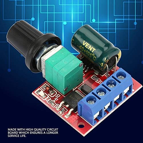 5A PWM DC Motor Speed Control Switch-Controller LED Dimmer 5-28V Регулируем Регулатор на Напрежение с Висока Ефективност