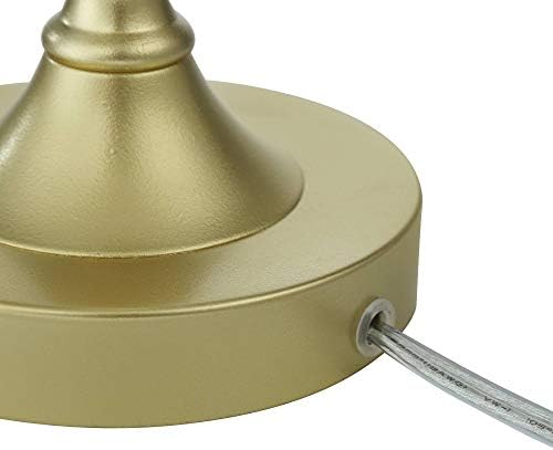 Solange Модерна Бляскава Луксозни Настолни Лампи 25 Най-Комплект от 2 Кристални Стъклени Златни Метални Бели Конусовидни