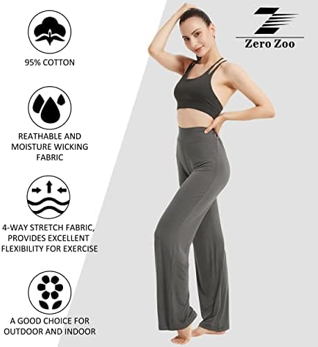 Zero Zoo Boot Cut Yoga Pants for Women, High Waisted Bootcut Workout Pants Корема Control Sweatpants