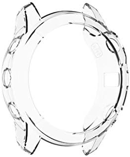 Tangyongjiao Smart Watch Аксесоари за Garmin Fenix 6X TPU Half Coverage Smart Watch Protevtice Case (черен) (Цвят : бял)