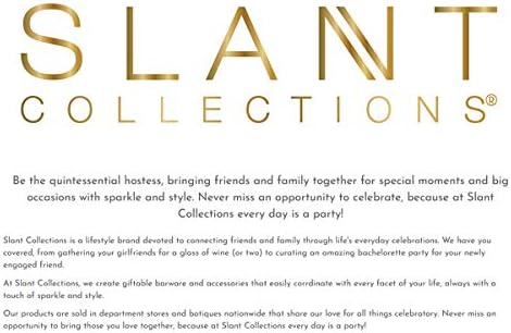 Creative Brands Наклонена Collections - 8-графные акрилни вечерни чаши, 16-унция, Нека направим това