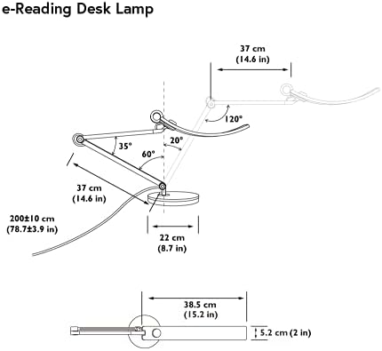 BenQ e-Reading LED Desk Lamp -Първата в света настолна лампа за монитори-Грижа за очите, модерен, с ергономичен дизайн, димиране, топло/ студено бяло-идеални за архитекти, обучен?