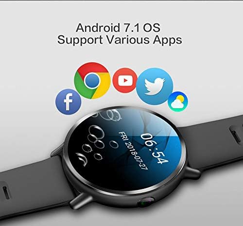 ZDY LEM X 2,03 4G WiFi GPS Smart-Часовници Мъжки Android Smartwatch 7,1 с 8MP Камера на Смарт Часовници за Мъже, Бизнес и Спортни Часовници