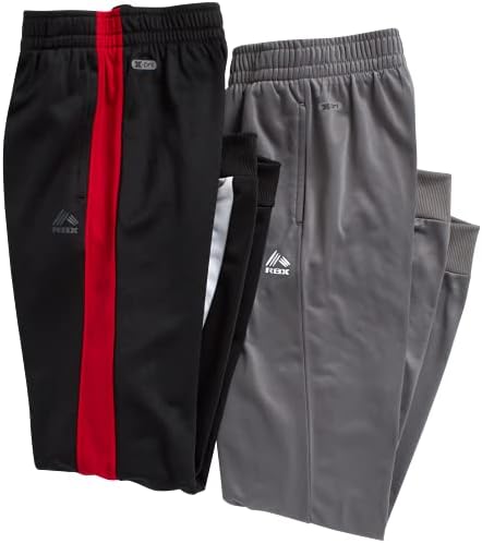 RBX Boys' Sweatpants – 4 Pack Active tricot найлон Warm-Up Jogger Track Pants (Размер: 4-20)