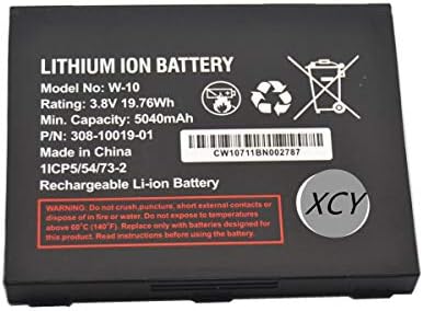 XCY W-10 5040mAh Замяна батерия за Netgear MR1100 AT&T Робот M1 LTE Mobile Hotspot Router (1 опаковка)