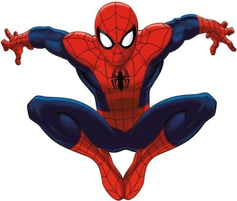 6 Инча Ultimate Spider-Man Стикер Вкопчването Спайдърмен На Marvel Comics Подвижна Пилинг На Самозалепващи Винилови Декорация