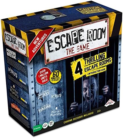 Escape Room The Game, версия 2 - 4 спиращи баня бягство | решаване на Тайната на Настолна игра за възрастни и тийнейджъри