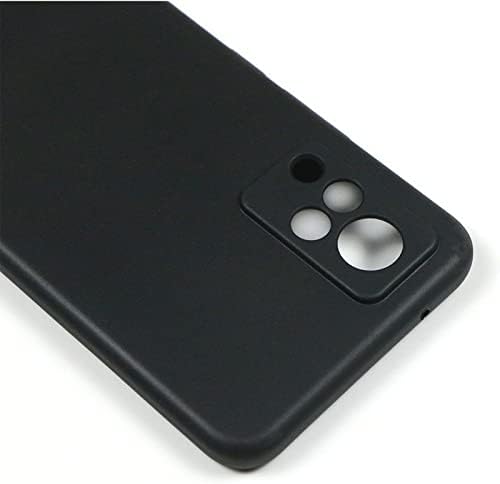Ikiiqii Калъф за Doogee X93 калъф във формата На Миди Мек Силиконов Черен Телефон Защитни Капаци TPU + 9 H Твърдост HD