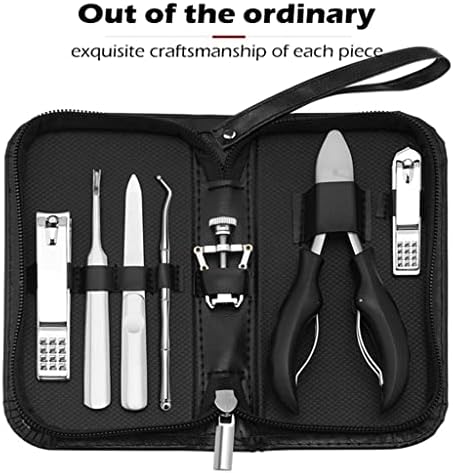 UXZDX Маникюр, определени педикюрные комплекти нокторезачки Инструменти от неръждаема стомана Професионални ножици, нож