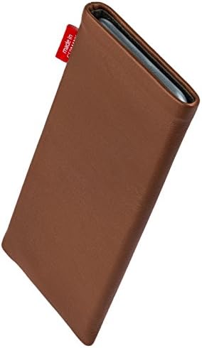 fitBAG Beat Brown Custom Tailored Sleeve for Samsung Galaxy A70 | Произведено в Германия | Fine Nappa Leather Pouch Case