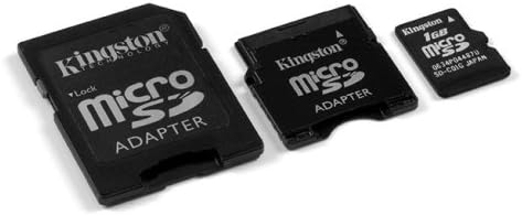 Kingston 1GB microSD карта с 2 адаптера (SDC/1GB-2ADP)