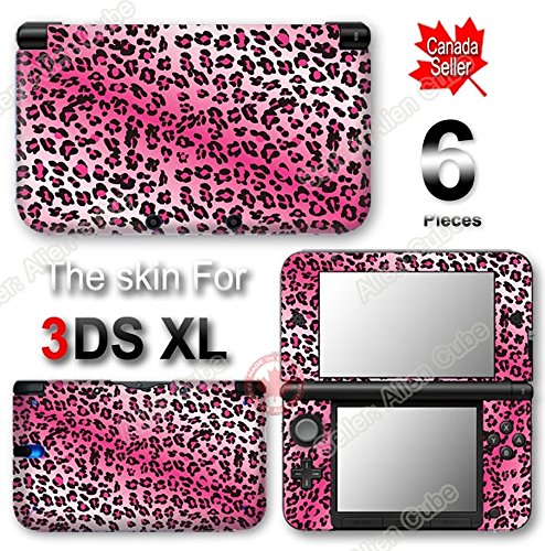Розово Леопардовый Произведенията на Изкуството на КОЖАТА VINYL СТИКЕР СТИКЕР на КУТИЯТА за Оригиналната Nintendo 3DS XL