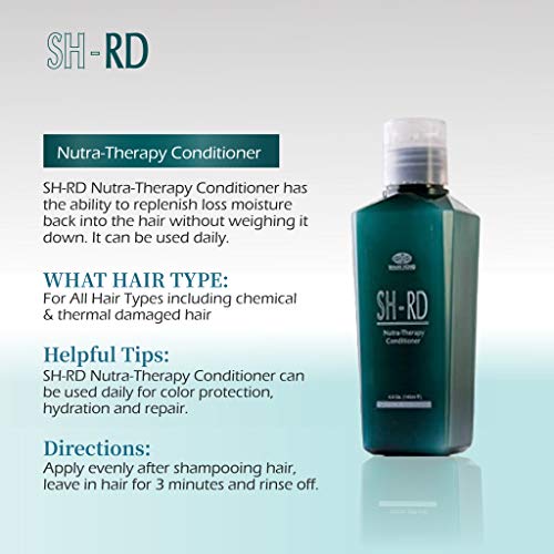 SH-RD Nutra-Therapy Conditioner (4,8 унции/140 мл) Хидратиращ добавка и възстановяване. Съдържа витамин, розмарин и хидролизиран кератин