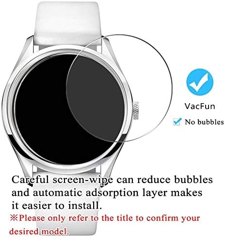 [3 Pack] Synvy Закалено Стъкло Протектор на екрана, Съвместим с Smartwatch Smart Watch B6 9H Филм Протектори