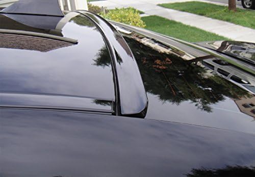 JR2 Боядисани в Черен Цвят за 2003 2004 2005 2006 2007 2008 2009 Mercedes Benz CLK Coupe 2D Заден Прозорец Спойлер на