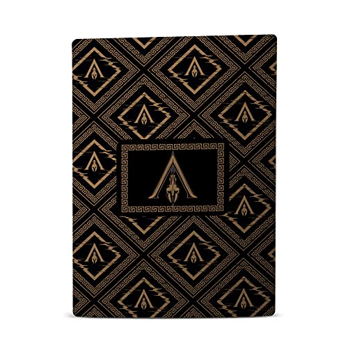 Head Case Designs Официално Лицензиран Assassin ' s Creed Гръндж Black Flag Logos Винил Front Панел Стикер Детска Кожа