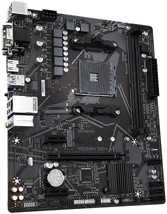 Дънна платка Gigabyte AMD A520 S2H AM4 Micro ATX