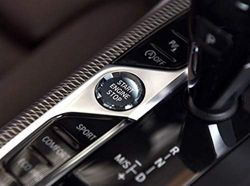 Eppar Нова защитна бутон за стартиране в кристален стил,която е съвместима с BMW X5 G05 2019-2021 (един БРОЙ)