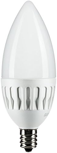 Sunlite CFF/4.5 W/E12/D/E/27K LED CFF 4.5-120 watt-volt Candelabra Base Flame Съвет Chandelier Light Bulb, 2700K 300 Lumens
