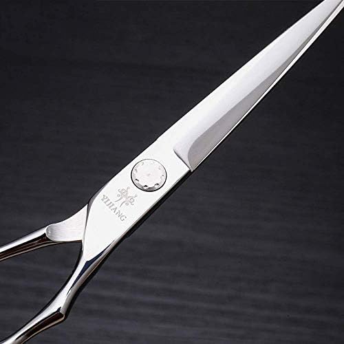 WUYUESUN 6 Инча Прическа Плоски Ножици, Първокласен Фризьор Специални Фризьорски Ножици 440 Благородна стомана (цвят :