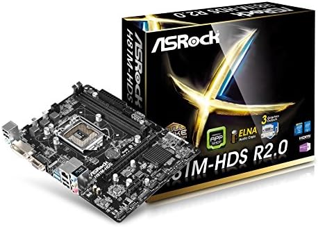 ASRock дънна платка Micro ATX DDR3 1066 LGA 1150 H81M-HDS R2.0