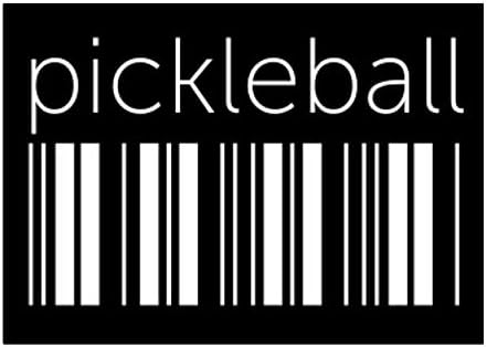 Teeburon Pickleball Lower Баркод Sticker Pack x4 6х4