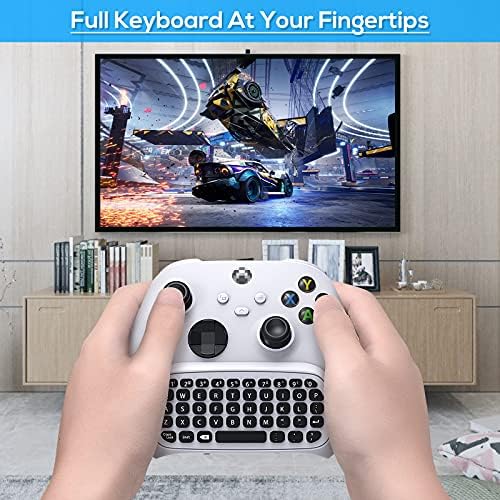 Безжичен Контролер Клавиатура за Xbox X Series/Серия S/One S//Геймпад Контролер, 2.4 Ghz Мини QWERTY Контролер Клавиатура