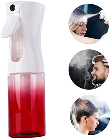 Naisde Continuous Spray Bottle Empty Fine Mist Sprayer Салон Hair Styling Water Mister 200ml Red,Бутилка и Аксесоари