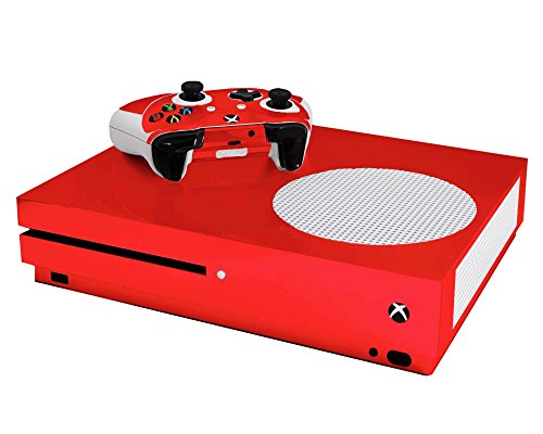 Rockin Red Рибка Decal министерството на отбраната Kit for MicroSoft Xbox One Slim (XB1S) Console by System Skins