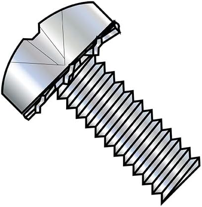 8-32X3/8 Phillips Pan External Sems Machine Screw Fully Threaded Цинк (Pack Qty 10,000) BC-0806EPP by Shorpioen