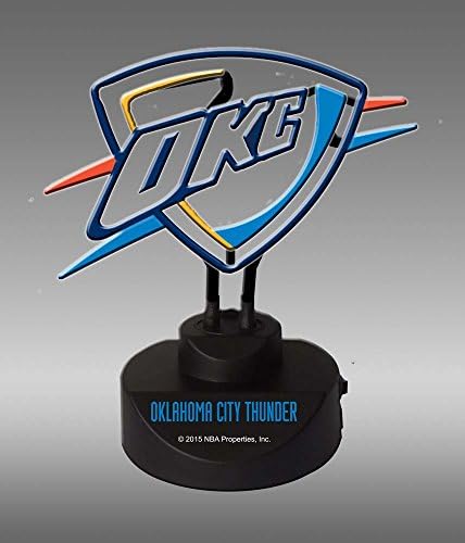 Memory Company NBA Oklahoma City Thunder NBA-Oct-1808Neon Лампа, Мулти, Един размер