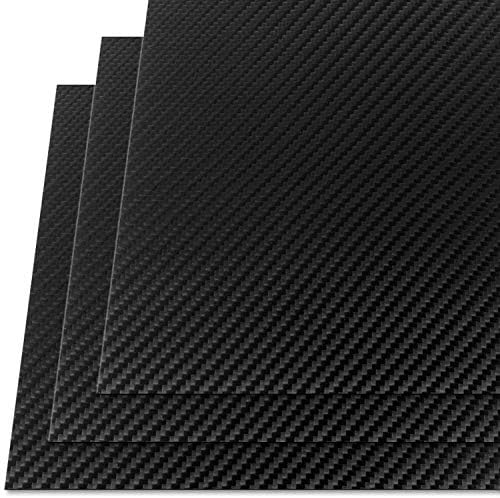 HOLSTEX Thermoform Sheet - (Въглеродни влакна/тактическа текстура) - (калибър .060) - (лист 12in x 12in) - (Броня черна)