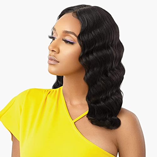 Outre Mytresses Gold Label Human Hair Lace Front Wig - СИМФОНИЯ (натурален черен)