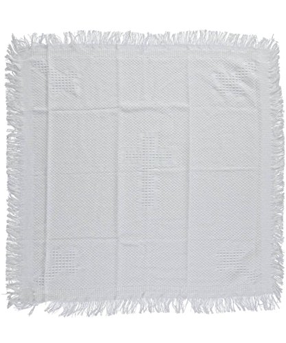 Известната маркаFrilly Edged Детско крестильное одеяло - бяло, един размер